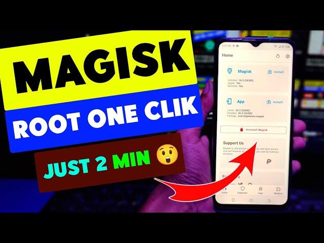 2 Min Root Any Android  Magisk Big New Update 2024 No Pc Kingroot  Magisk 26.3 Github Mtkeasysu