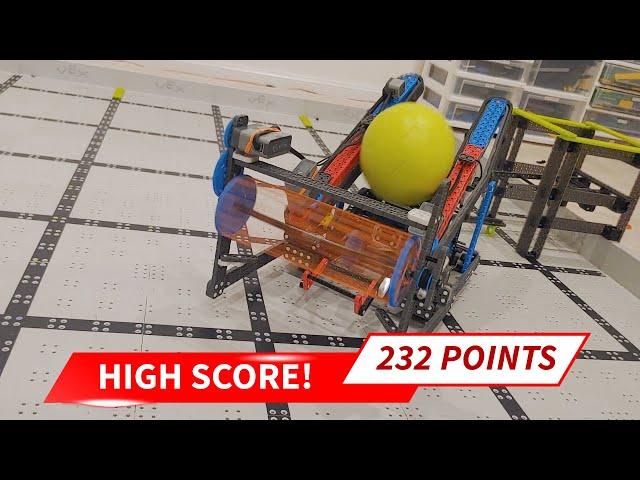 232 points - VEX IQ Rapid Relay "Dropshot" high score robot reveal by Ben Lipper