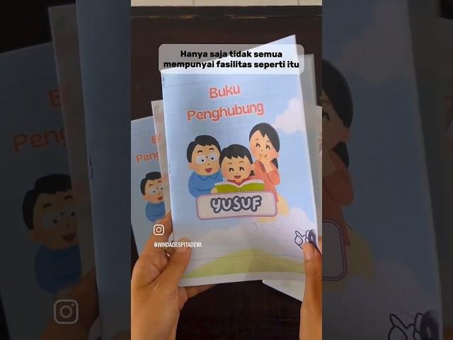 Buku penghubung Guru dan Orang Tua / Wali Murid