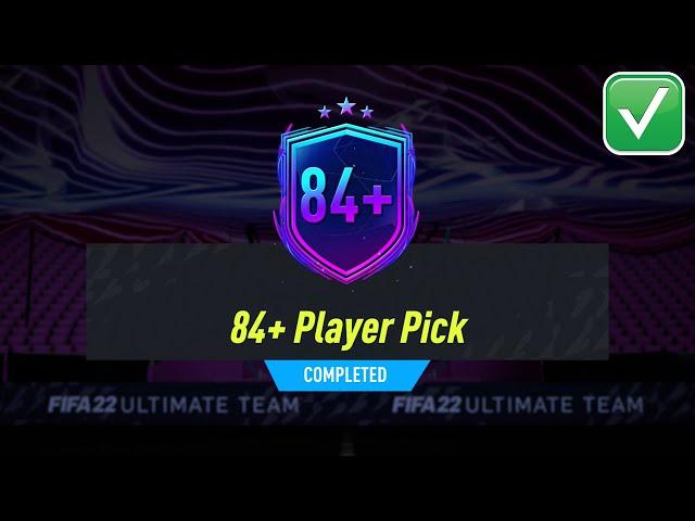 84+ PLAYER PICK SBC SOLUTION *NEW* - FIFA 22 84+ PLAYER PICK SBC