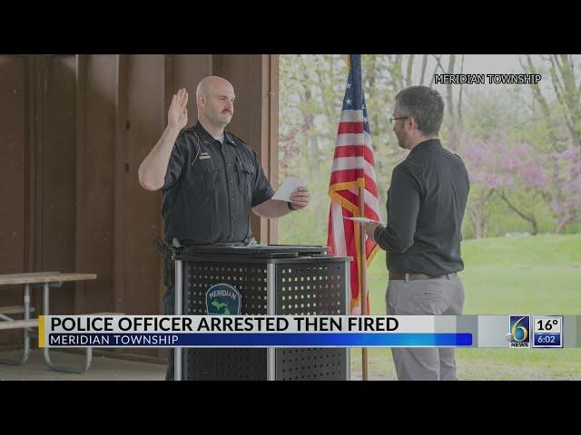 Police officer arrested then fired