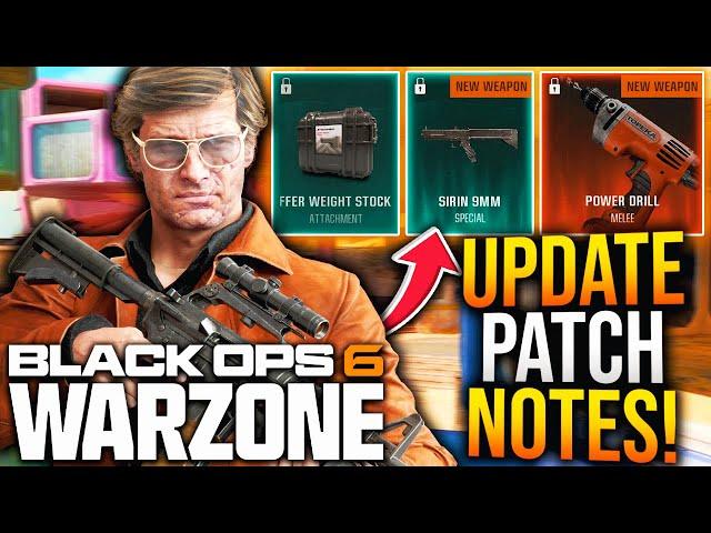 Black Ops 6: New GAMEPLAY UPDATE PATCH NOTES! FREE WEAPONS, REBIRTH UPDATE, & More! (WARZONE Update)