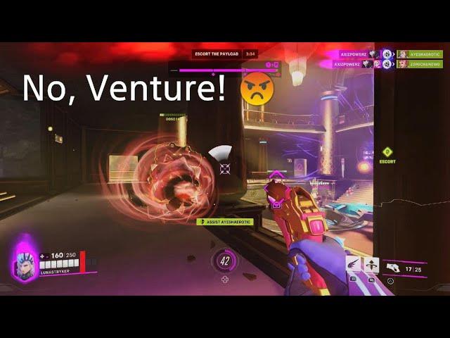 Venture feasts on our Widow, Stopping Venture mid ult - Mercy S11 QP