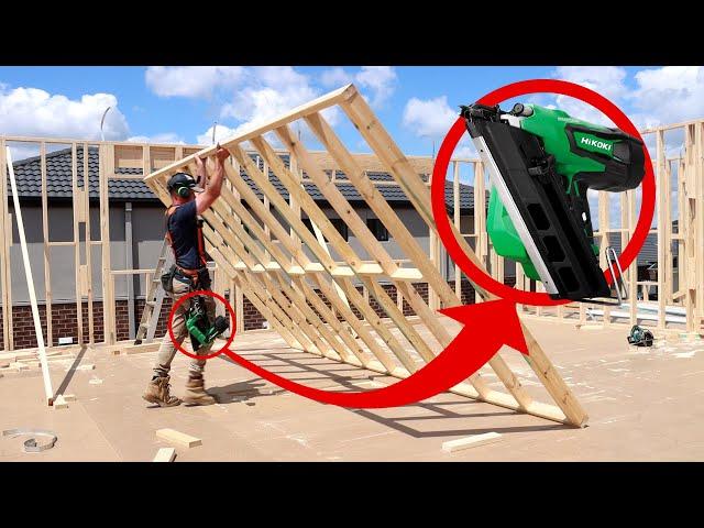 Framing Walls with Hikoki's Nail Gun: On-site Review