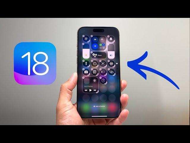 How To Remove a Control on Control Center on iOS 18