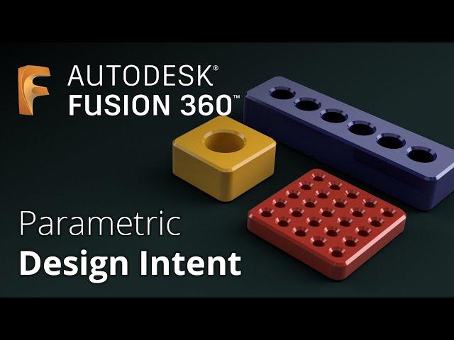 Change your designs quickly with user parameters | Fusion 360 Tutorial - Parametric Modeling Basics