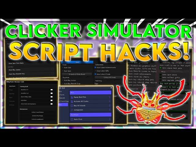 [UPDATED] Clicker Simulator Script GUI Hack | Auto Farm | Free Gamepass | *PASTEBIN 2022*