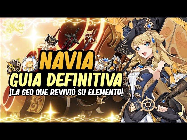 ¡GUIA COMPLETA DE NAVIA! La Mejor Build para Navia, Armas, Artefactos y Equipos | Genshin Impact