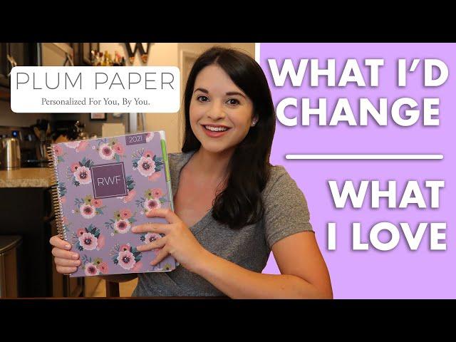 Plum Paper Planner 2021: What I love, What I'd Change, And WHY I'M REPLACING IT 