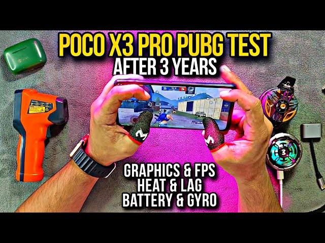 POCO X3 PRO PUBG Test in 2024 After 3 Years | Graphics | 90fps | Heat & Lag | Gyro | Battery | Price