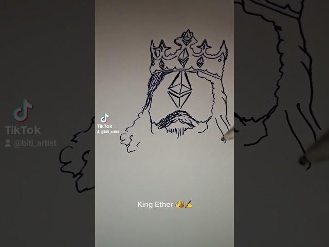 King #ETHER ️ #ethereum NFT by BiTi Artist #eth #openseanft