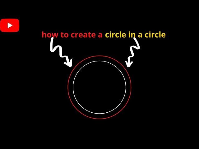how to make a circle inside a circle! using html and css