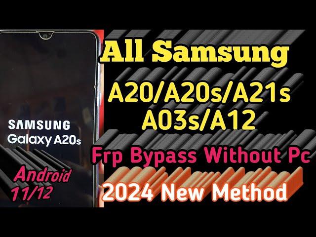 Samsung A20s Frp Bypass Android 11 Without Pc || Samsung Sm-207F Google Account Unlock #frpbypass