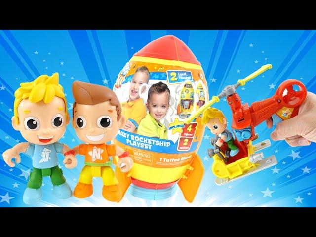 Vlad & Niki Crazy Rocketship Bundle Playset