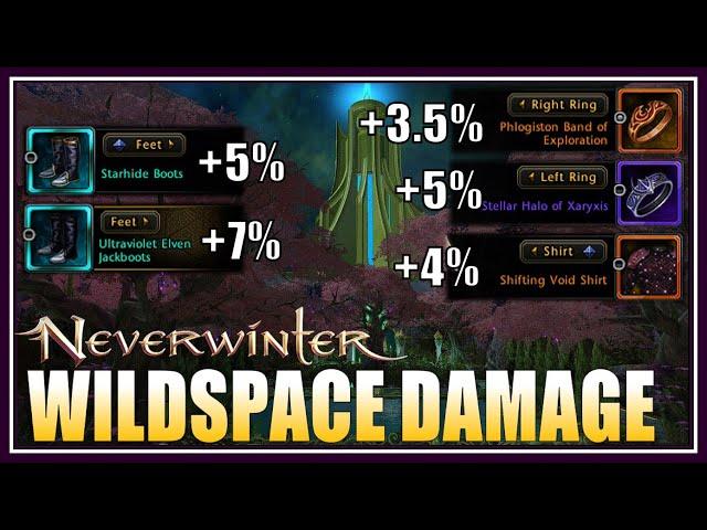 Can you Stack all the Wildspace Damage Gear Bonuses? (up to +19.5%) - Neverwinter M28