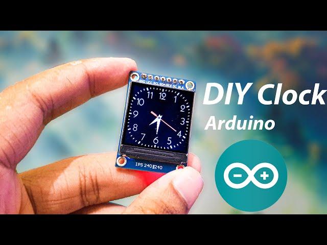 DIY clock with TFT Display and Arduino