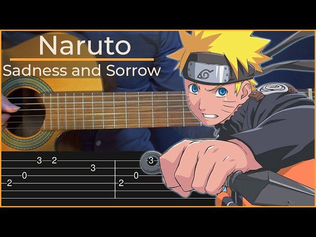 Naruto - Sadness and Sorrow (Simple Guitar Tab)