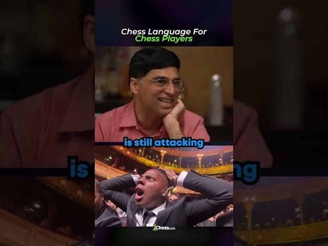 EPIC Language Of Chess Players ft. Vishy Anand #chess #shorts