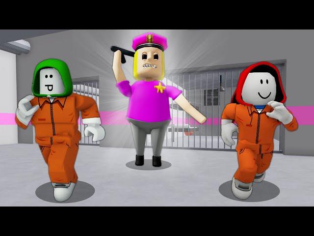 Escape Barry's Police Girl - Roblox Obby