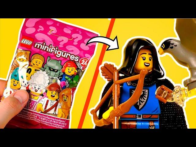 What can make from 24 series Lego minifigures?