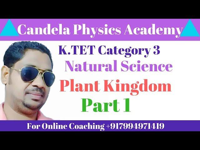 K.TET Category 3||Natural Science||Plant Kingdom