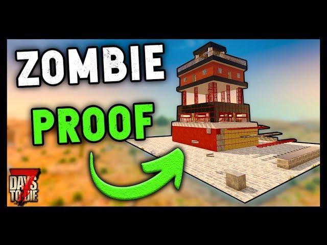 100% Zombie Proof BASE Build - 7 Days To Die A20