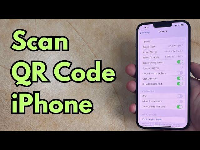 How to Scan QR Code on iPhone