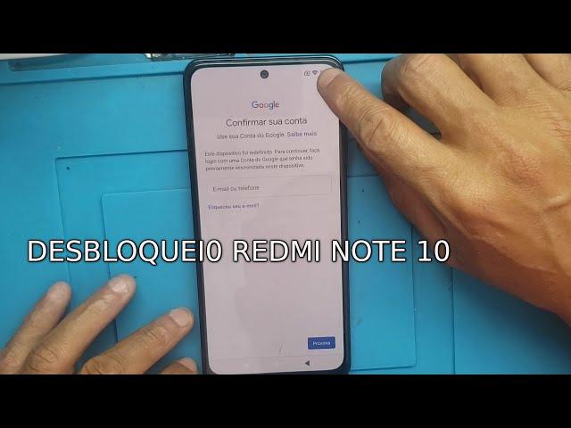 remover conta google redmi note 10 - MIUI 14 ANDROID 13