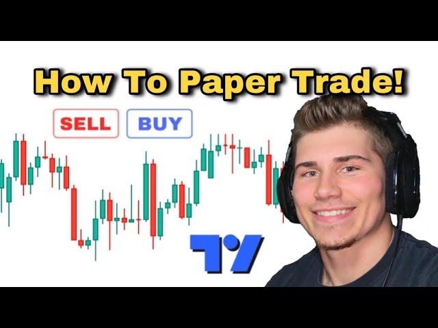 How To PAPER TRADE On TradingView! *Beginner Guide*