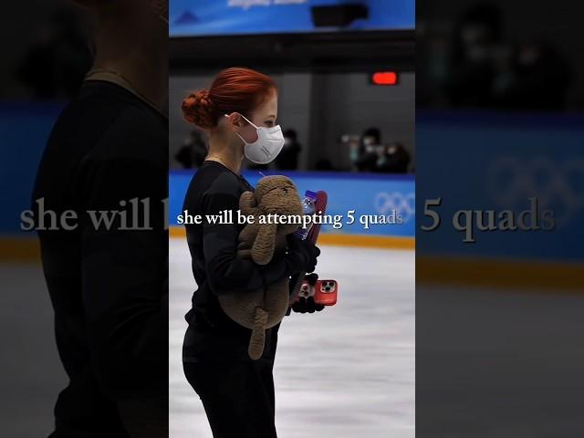 Quad queen #alexandratrusova #figureskating #annashcherbakova #olympics #iceskating #sports