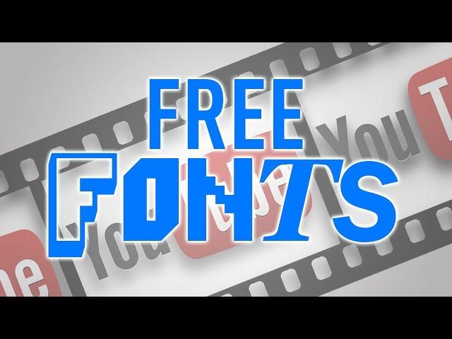 Where To Get FREE FONTS for Commercial Use