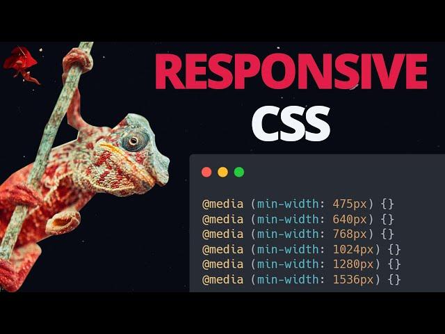 Master Media Queries And Responsive CSS Web Design Like a Chameleon!