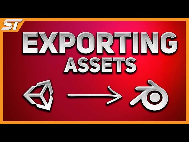 EXPORTING 3D Models from UNITY to BLENDER (FBX Exporter)