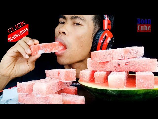 ASMR Watermelon Stick Ice - Extreme Crunchy | EP.338 I BoonTube