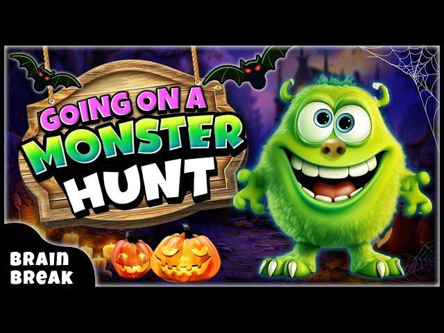 We're Going on a Monster Hunt | Movement Song with Actions | Big Hunter