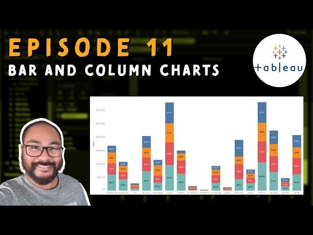 Episode 11 - Building your first set of Bar and Column Charts