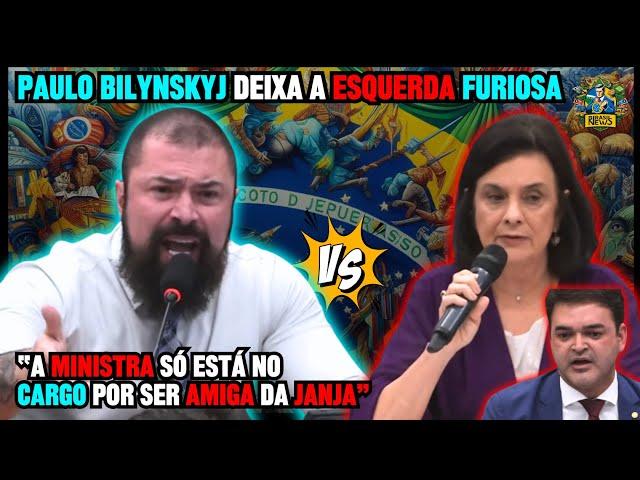 Paulo Bilynskyj deixa a ministra Nisia Trindade em saia justa "só está no cargo por causa da Janja"