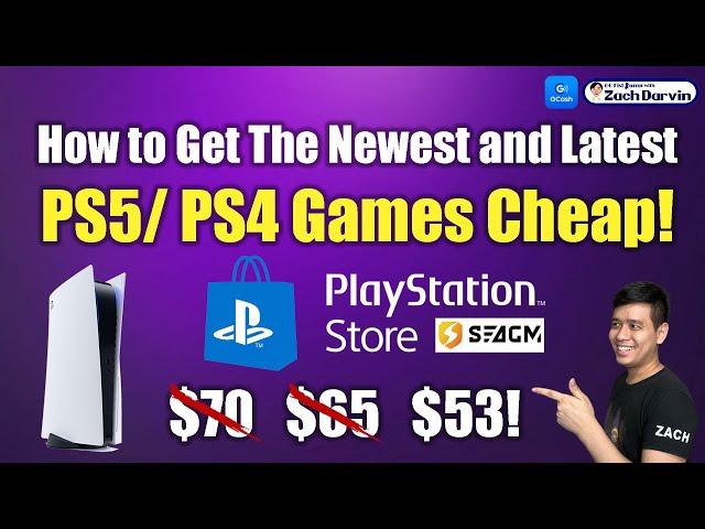 Tips on how to get PS4 PS5 GAMES CHEAP from PlayStation Store!  Use SEAGM & GCash To Pay PSN!