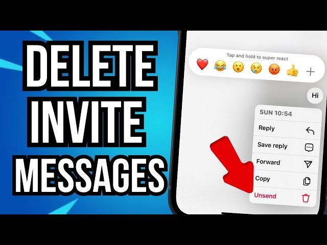 How To Delete Invite Messages On Instagram