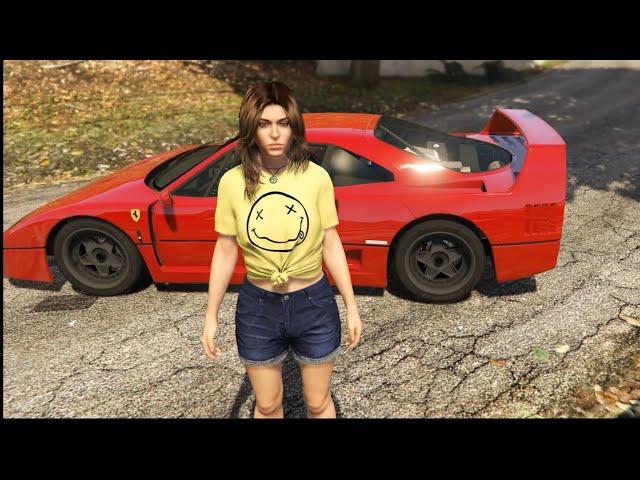 Lara Croft Custom Casual [Add-On Ped] by Alex189 & Saldin93 - GTA V