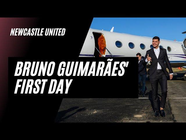  Bruno Guimarães' First Day as a Newcastle United Player