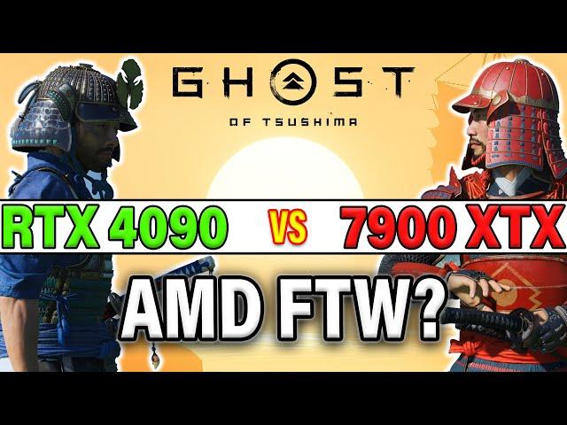 Ghost of Tsushima [4K] Nvidia RTX 4090 VS AMD RX 7900XTX - Native, DLSS vs FSR, FG + MORE