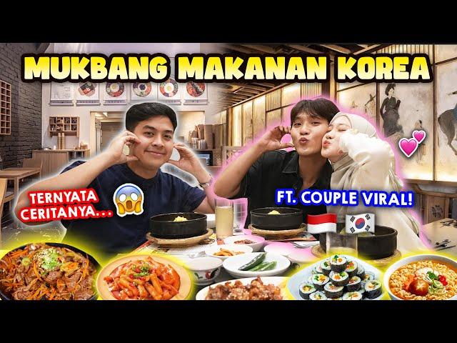 MUKBANG MAKANAN KOREA FT. COUPLE KOREA-INDONESIA VIRAL! DAEHOON & JULIA