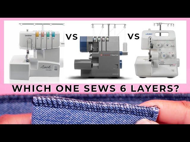 Best Cheap Serger for Sewing Layers! | Brother vs Singer vs Juki