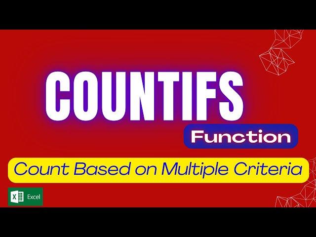 Master Excel Countifs Function