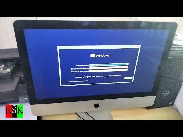  Apple iMAC supports windows 10 OS |Apple system windows 10 OS installation |