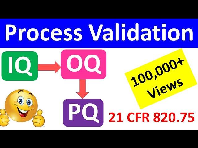 IQ OQ PQ | Process Validation | Equipment Validation | Equipment Qualification | Medical Devices