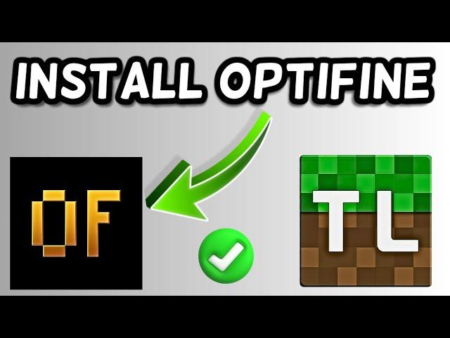 How to install Optifine in TLauncher Minecraft! (Latest)