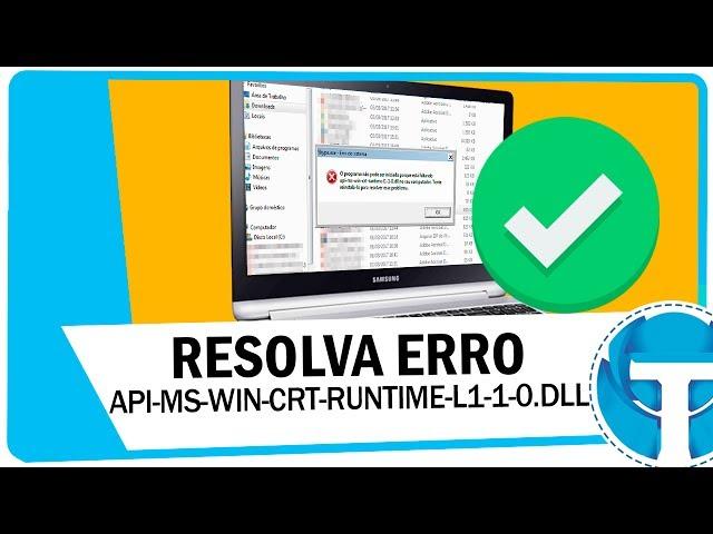 [ERRO RESOLVIDO] Faltando api-ms-win-crt-runtime-l1-1-0.dll - Windows 7, 8.1 e 10