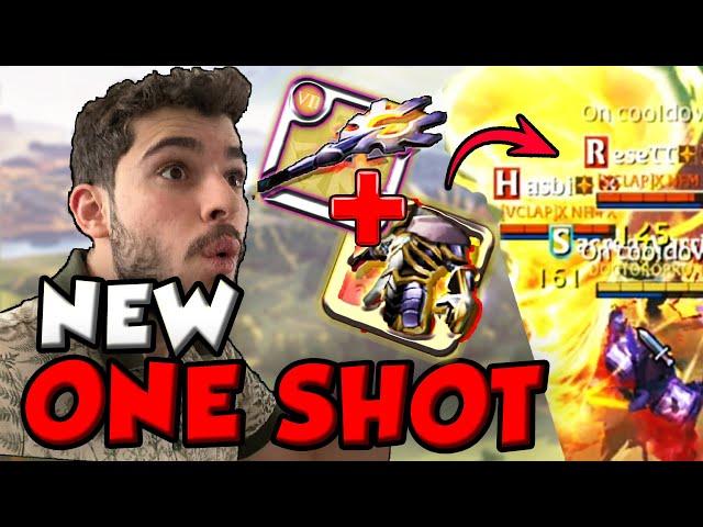 NEW SOLO One Shot Build With Blazing Staff | Albion Online Solo PVP